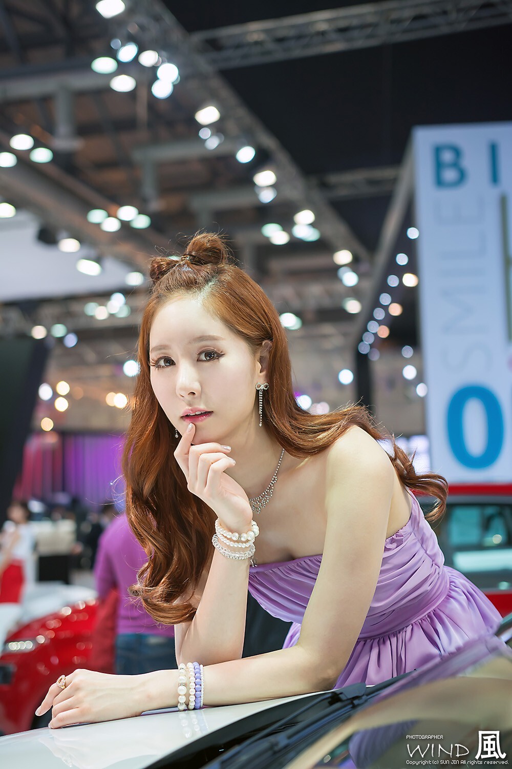 2015韩国国际车展靓丽车模Kim Ye Ha